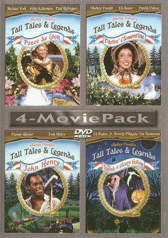 Tall Tales & Legends (Ponce de Leon / Darlin Clementine / John Henry / Legend Of Sleepy Hollow) 4-Mo DVD Movie 