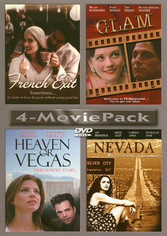 French Exit / Glam / Heaven or Vegas / Nevada (4-Movie Pack) DVD Movie 