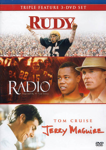 Rudy / Radio / Jerry Maguire (Triple Feature 3-DVD Set) DVD Movie 