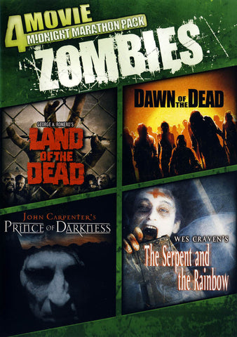 4-Movie Midnight Marathon Pack: Zombies DVD Movie 