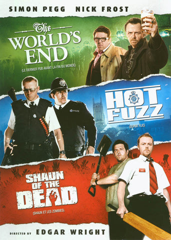 World s End / Hot Fuzz / Shaun of the Dead ( Triple Feature ) (Bilingual) DVD Movie 