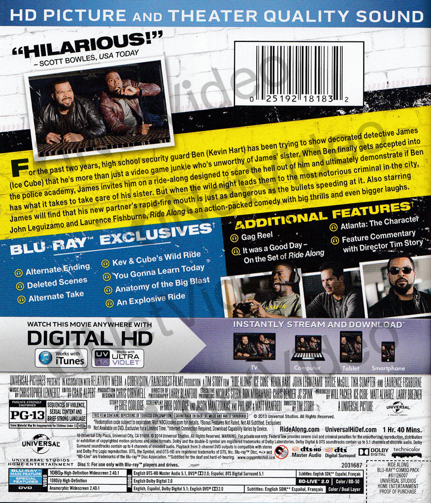 Ride Along Movie Dvd Cover