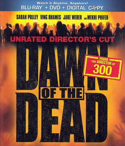 Dawn of the Dead (Unrated) (Blu-ray + DVD + Digital Copy) (Blu-ray) BLU-RAY Movie 