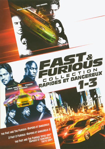 Fast and Furious Collection 1-3 (Bilingual) DVD Movie 