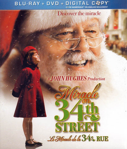 Miracle On 34th Street (bilingual) (Blu-ray + DVD + Digital Copy) (Blu-ray) BLU-RAY Movie 