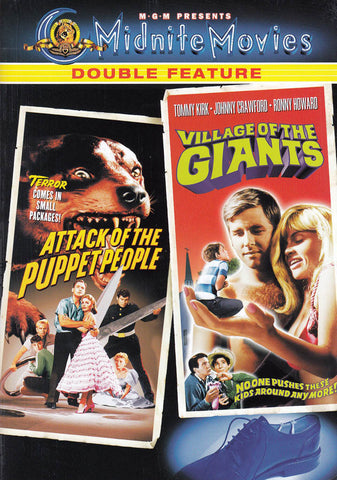 Attack of the Puppet People / Village of the Giants DVD Movie 