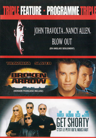Blow Out / Broken Arrow / Get Shorty (John Travolta Triple Feature) (Bilingual) DVD Movie 