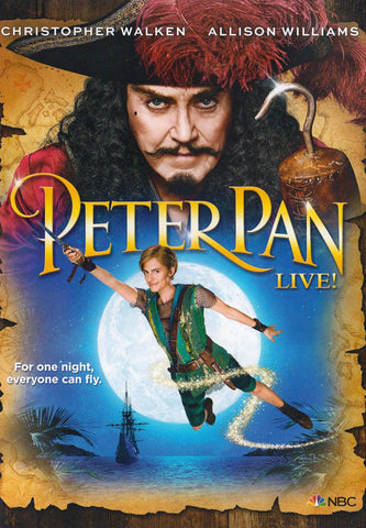 Peter Pan Live! DVD Movie 