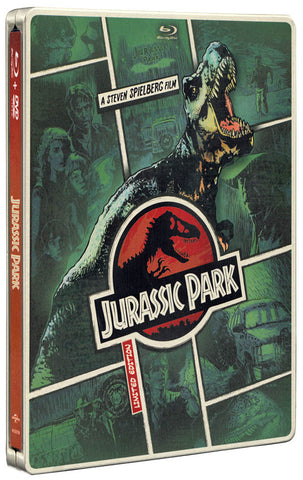 Jurassic Park (Steelbook) (Blu-ray + DVD + DIGITAL with UltraViolet) (Blu-ray) BLU-RAY Movie 