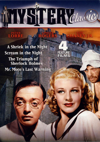 Mystery Classics (4 Films): A Shriek in the Night ....... Mr. Moto Last Warning) DVD Movie 