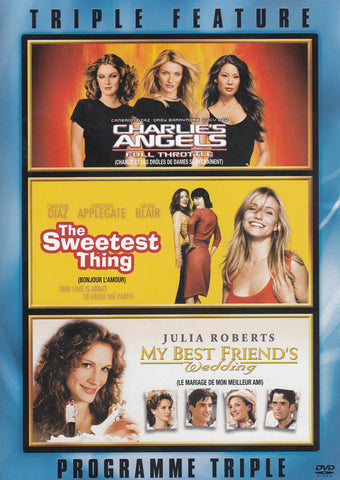Charlie s Angels / The Sweetest Thing / My Best Friend s Wedding (Triple Feature) (Bilingual) (Keepc DVD Movie 