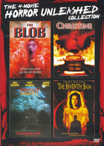 The 4-Movie Horror Unleashed Collection (The Blob / Christine / Fright Night / Seventh Sign) DVD Movie 