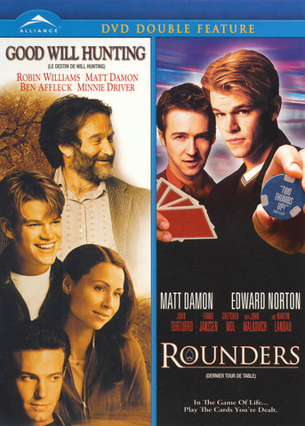 Good Will Hunting / Rounders (Double Feature) (Blue Cover) (Bilingual) DVD Movie 
