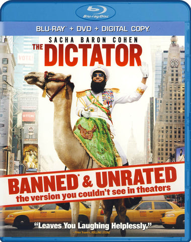 The Dictator (BANNED & UNRATED Version) (Blu-ray + DVD + Digital Copy) (Blu-ray) BLU-RAY Movie 