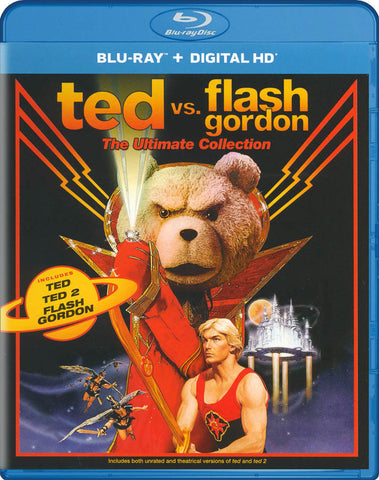 Ted vs. Flash Gordon - The Ultimate Collection (Ted / Ted 2 / Flash Gordon) (Blu-ray) BLU-RAY Movie 