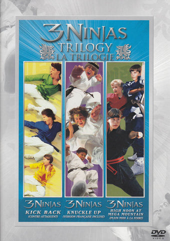 3 Ninjas Trilogy (3 Ninja Kick Back/3 Ninja Knuckle Up/3 Ninja High Noon At Mega Mountain) (Bilingua DVD Movie 