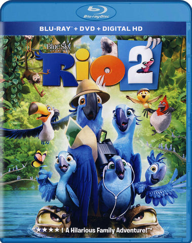 Rio 2 (Blu-ray + DVD + Digital HD) (Blu-ray) BLU-RAY Movie 