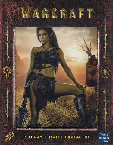 Warcraft (Blu-ray + DVD + Digital HD + 8 Character Cards) (Bilingual) (Boxset) DVD Movie 