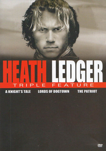 Heath Ledger Triple Feature (A Knight's Tale / Lords of Dogtown / The Patriot) DVD Movie 