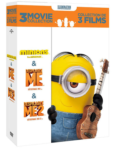 Minions / Despicable Me / Despicable Me 2 (3 Movie Collection) (Boxset) (Bilingual) DVD Movie 