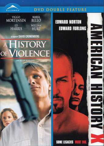 A History of Violence / American History X (Double Feature) ( Bilingual) (Blue Cover) DVD Movie 