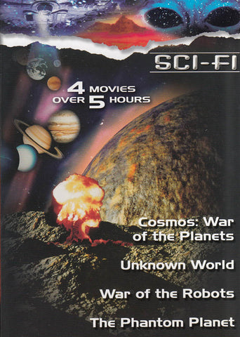Cosmos: War of the Planets / War of the Robots / Unknown World / Phantom Planet (Sci-Fi Volume 4) DVD Movie 
