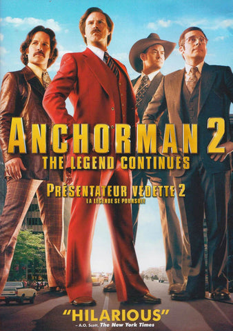Anchorman 2 - The Legend Continues (Bilingual) DVD Movie 