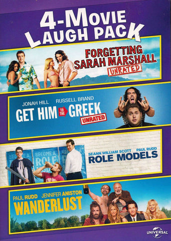 4-Movie Laugh Pack (Forgetting Sarah Marshall (Unrated) / Get Him to the Greek (Unrated) / Role Mode DVD Movie 