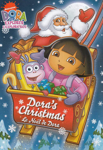 Dora the Explorer - Dora s Christmas (Bilingual) (Blue Spine) DVD Movie 