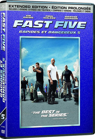 Fast Five (Extended And Theatrical Versions) (Bilingual) DVD Movie 