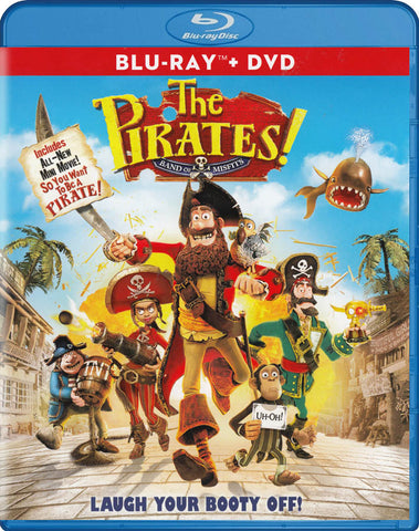 The Pirates! Band of Misfits (Blu-ray + DVD + Ultraviolet) (Blu-Ray) BLU-RAY Movie 