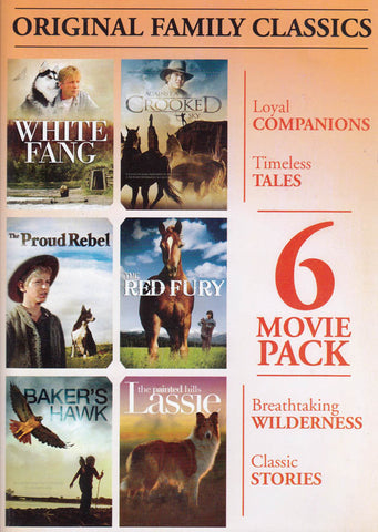 Original Family Classics (White Fang ...... Lassie: The Painted Hills) (6 Movie Pack) DVD Movie 