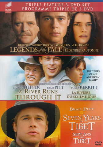 Legends of the Fall / A River Runs Through It / Seven Years in Tibet (Triple Feature) (Bilingual) DVD Movie 