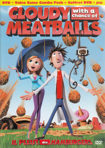 Cloudy With a Chance of Meatballs (DVD + Video Game Combo Pack) (Bilingual) DVD Movie 