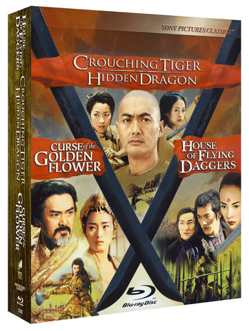 Crouching Tiger Hidden Dragon/Curse of the Golden Flower/House of Flying Daggers (Trilogy) (Blu-ray) BLU-RAY Movie 