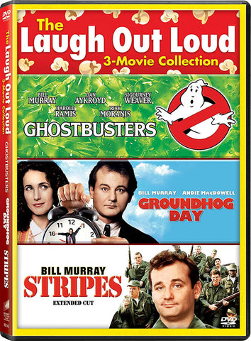 The Laugh at Loud: Ghostbusters / Groundhog Day / Stripes (3-Movie Collection) DVD Movie 