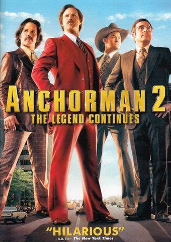 Anchorman 2 - The Legend Continues DVD Movie 