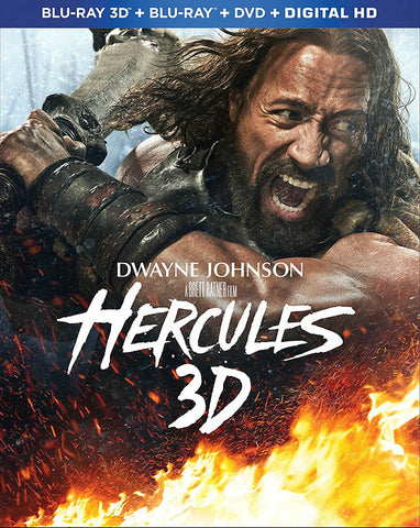 Hercules 3D (Blu-ray 3D + Blu-ray + DVD + Digital HD) (Blu-ray) BLU-RAY Movie 