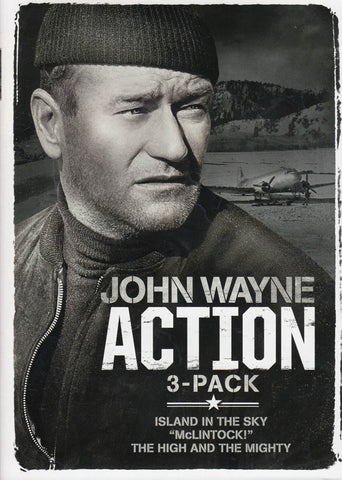 John Wayne Action 3-Pack (Island In The Sky / McLintock! / The High And The Mighty) DVD Movie 
