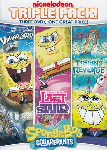 SpongeBob SquarePants: Viking Sized Adventures / Last Stand / Triton s Revenge DVD Movie 