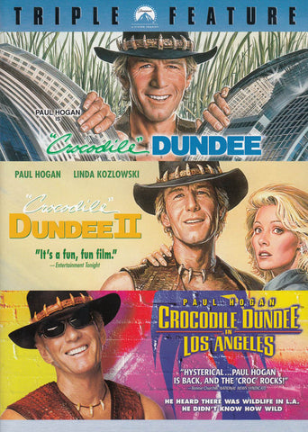 Crocodile Dundee / Crocodile Dundee II / Crocodile Dundee in Los Angeles (Triple Feature) DVD Movie 