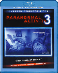 Paranormal Activity 3 (Unrated Director's Cut) (Blu-ray + DVD + Digital Copy) (Blu-ray)