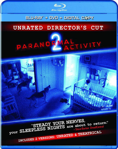 Paranormal Activity 2 (Unrated Director s Cut) (Blu-ray + DVD + Digital Copy) (Blu-ray) BLU-RAY Movie 
