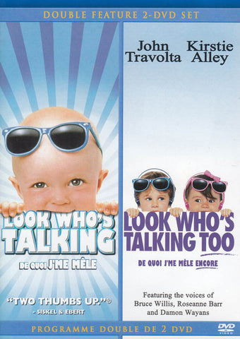 Look Who s Talking / Look Who s Talking Too (Double Feature) (Bilingual) DVD Movie 