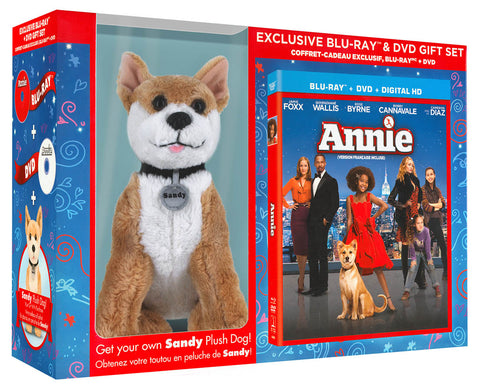 Annie (Blu-ray + DVD) (Gift Set with Plush Toy) (Blu-ray) (Boxset) (Bilingual) BLU-RAY Movie 