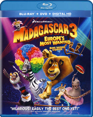 Madagascar 3 - Europe s Most Wanted (Blu-ray / DVD / Digital HD) (Blu-ray) (Bilingual)