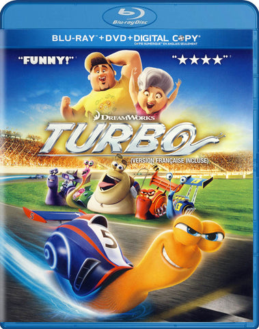 Turbo (Blu-ray / DVD / Digital Copy) (Blu-ray) (Bilingual) BLU-RAY Movie 