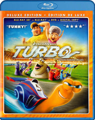 Turbo (Deluxe Edition) (Blu-ray 3D + Blu-ray + DVD + Digital Copy) (Blu-ray) (Bilingual)