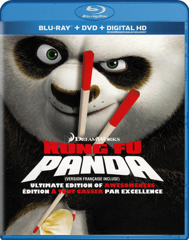 Kung Fu Panda (Ultimate Edition Of Awesomeness) (Blu-ray / DVD / Digital HD)(Blu-ray)(Bilingual) BLU-RAY Movie 