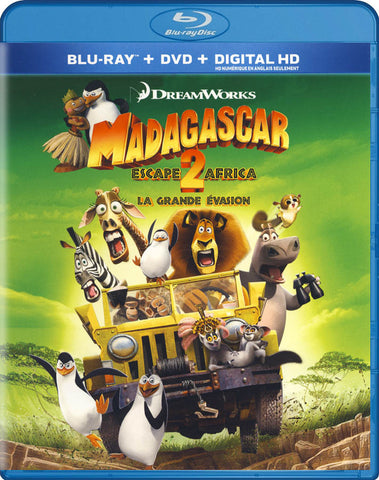 menu dvd madagascar escape 2 afrique